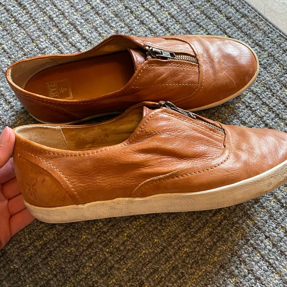 Frye slip on sneakers